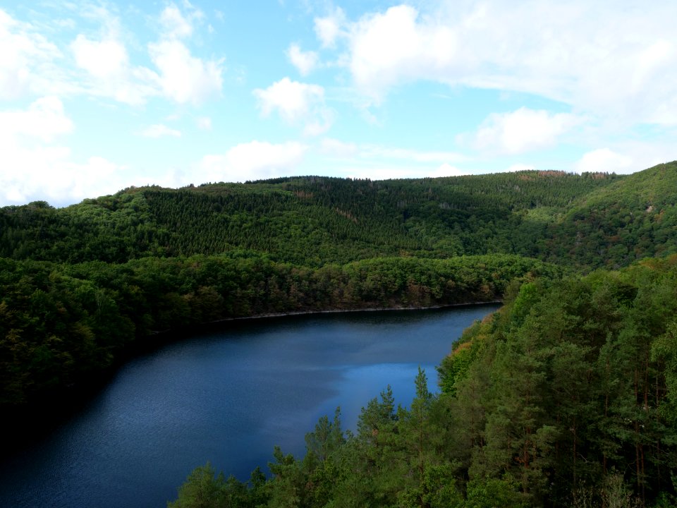 Rurtalsperre Obersee Urft from Urftdam in September 2019 11
