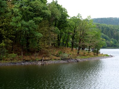 Rurtalsperre Obersee near Paulushofdamm in September 2019 37