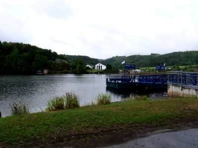 Rurtalsperre Obersee near Paulushofdamm in September 2019 13