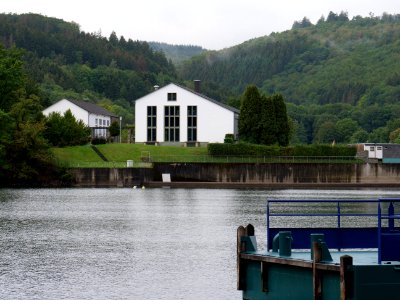 Rurtalsperre Obersee near Paulushofdamm in September 2019 14