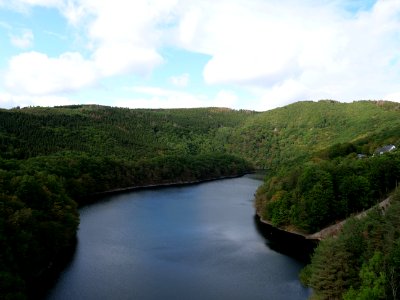 Rurtalsperre Obersee Urft from Urftdam in September 2019 12