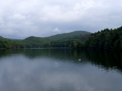Rurtalsperre Obersee near Paulushofdamm in September 2019 02