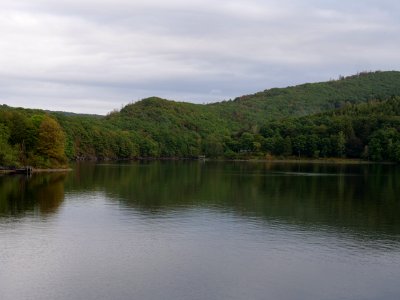 Rurtalsperre Obersee near Paulushofdamm in September 2019 43