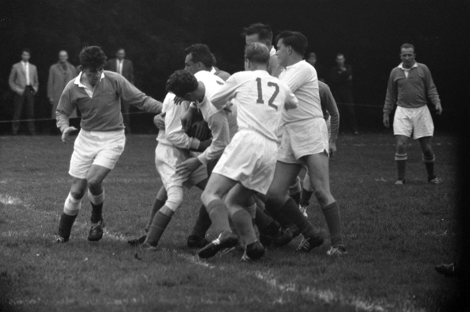 Rugby-interland Nederland tegen West Duitsland 13 te Breukelen, Bestanddeelnr 911-6609