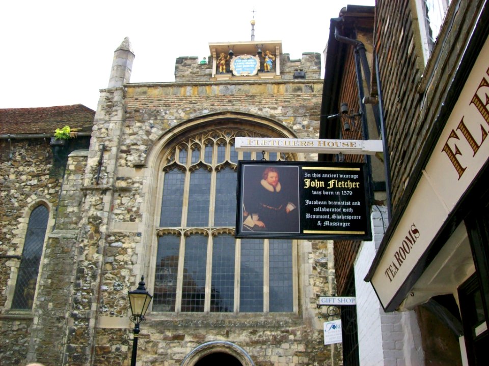 Rye, sign for Fletcher birthplace