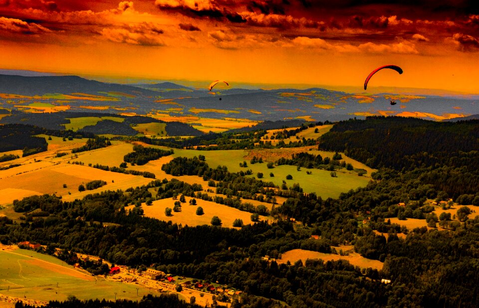 Hills landscape nature