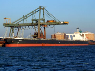 Rubena N - IMO 9346172 - Callsign 3EDS2 02jan 07 p1, Mississippi harbour, Port of Rotterdam, Holland 01-Jan-2008