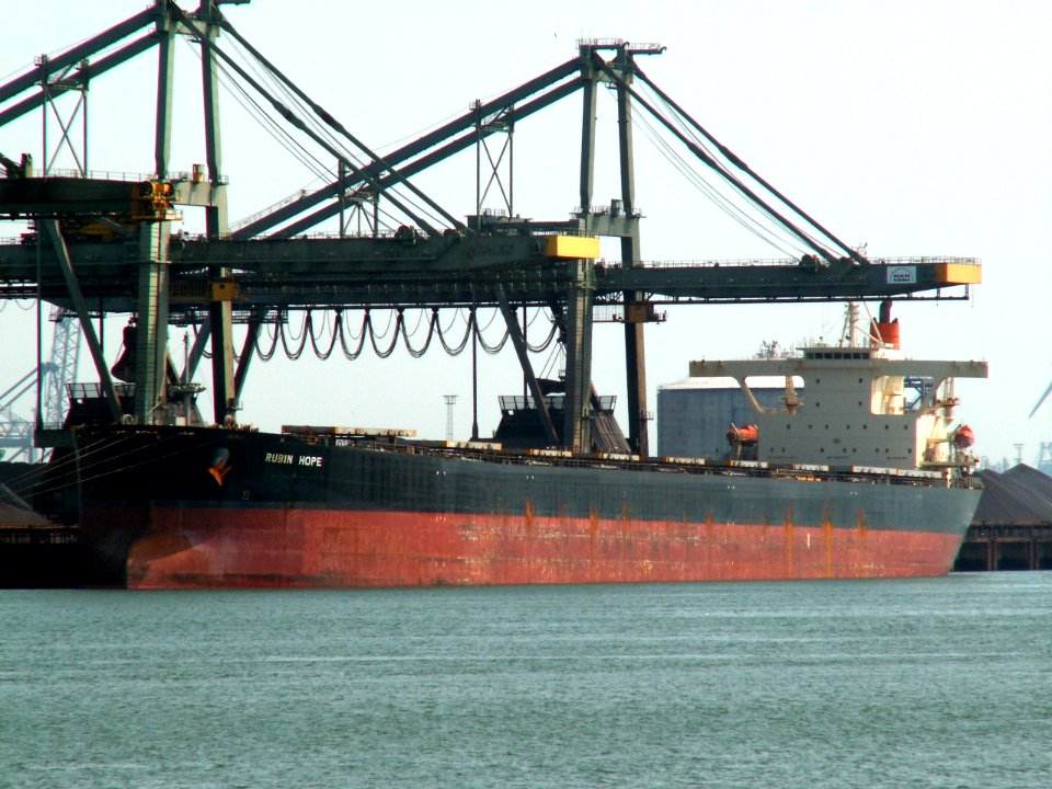 Rubin Hope - IMO 9187576 - Callsign 3FNO9 , Mississippi harbour, Port of Rotterdam, Holland 01-Jul-2006