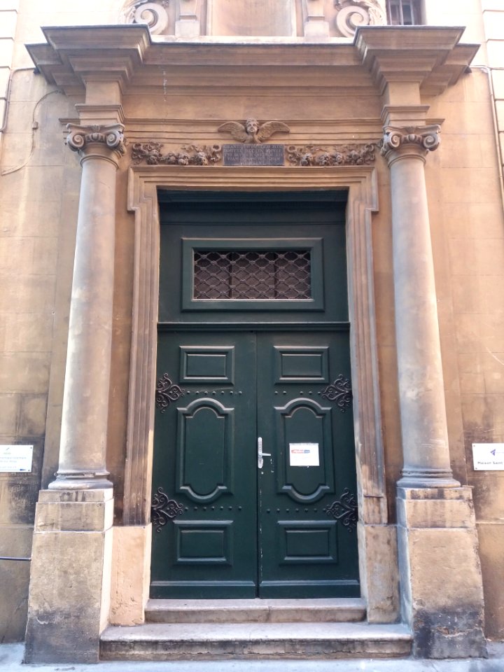 Rue François Dauphin - Église Saint François de Sales - Portail du clocher nord