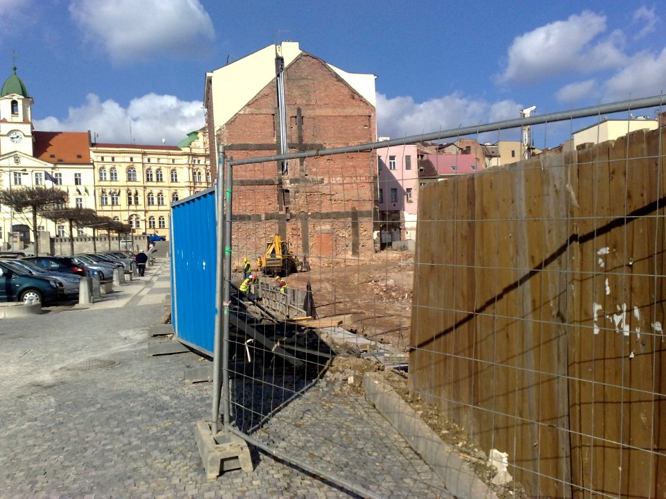 Rozestavěnost OD Fontána v Teplicích 9.březen 2012