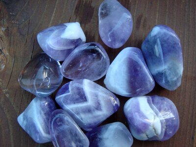Crystals stones blue stone