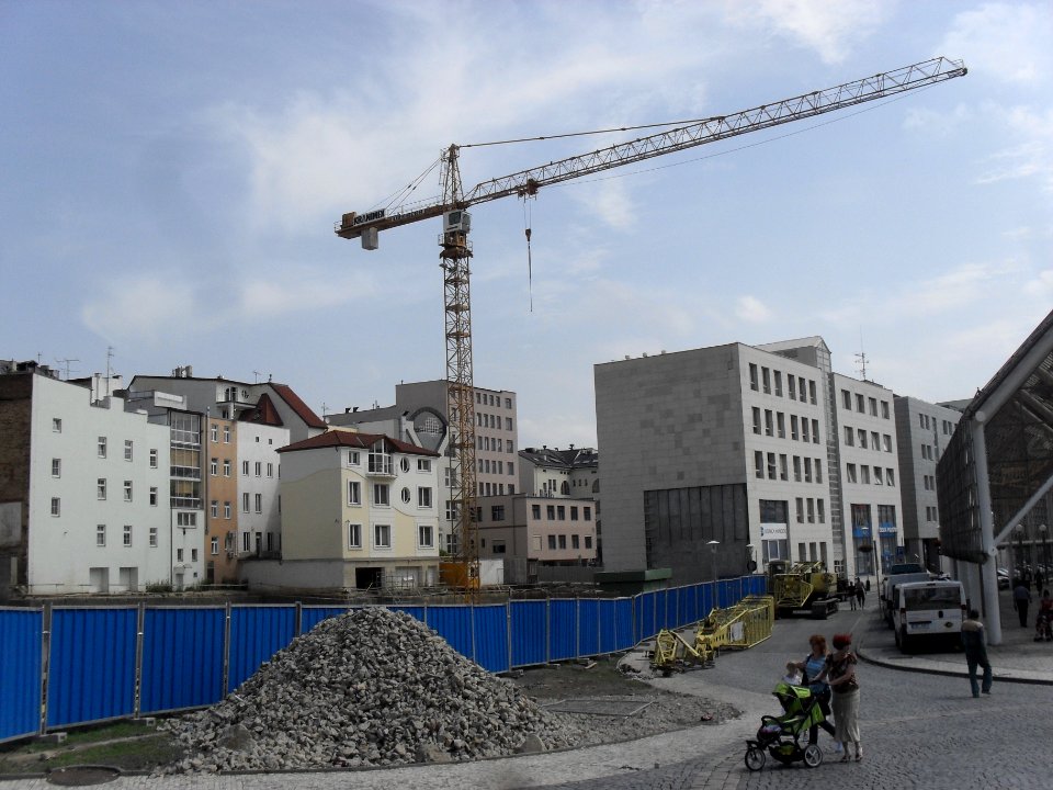 Rozestavěnost OD Fontána v Teplicích 7. března 2012