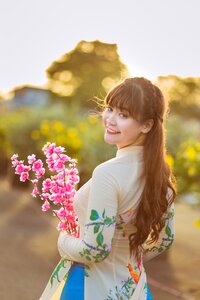 Women ao dai spring