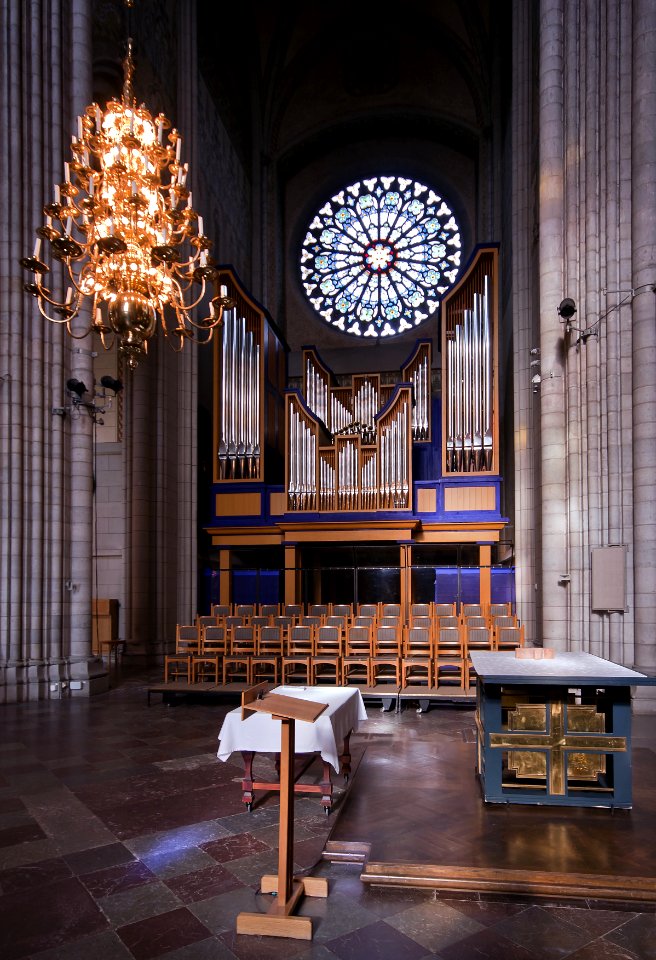 Ruffati organ in Uppsala Cathedral