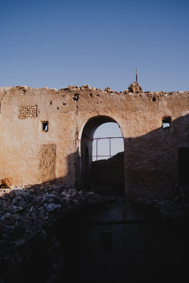 Ruins of Sinjar in July of 2019, following war with the Islamic State 40