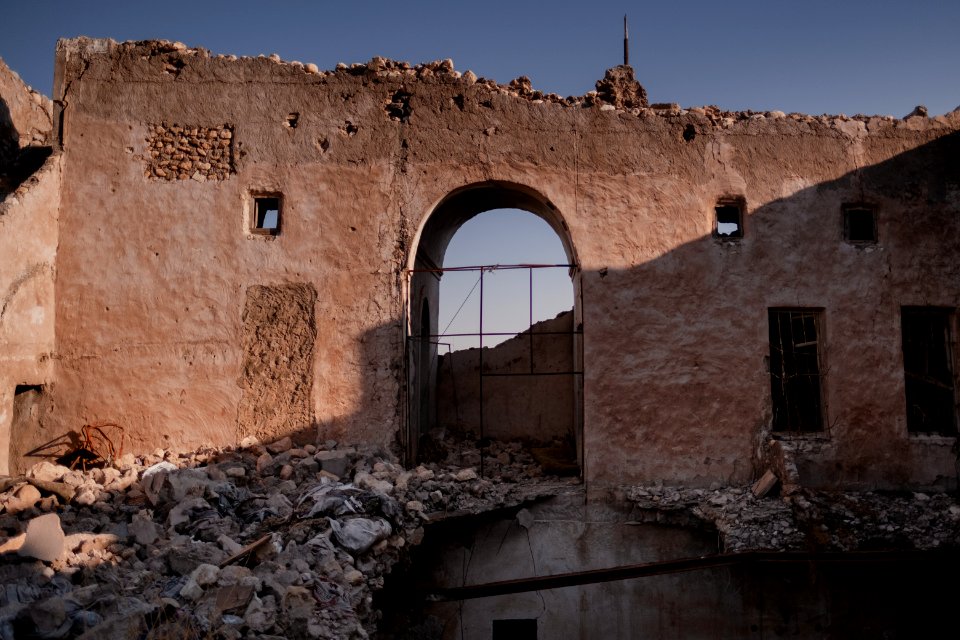 Ruins of Sinjar in July of 2019, following war with the Islamic State 37