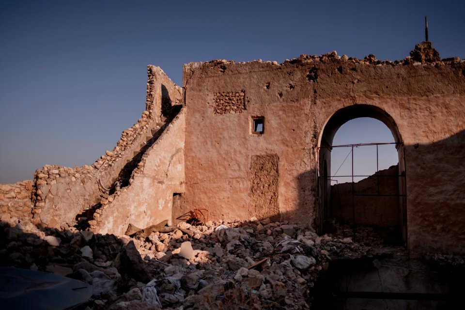 Ruins of Sinjar in July of 2019, following war with the Islamic State 35