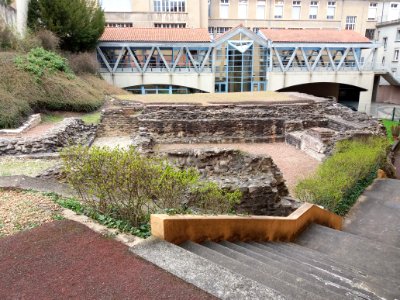 Rue des Farges - Thermes antiques de Lyon - Vue d'ensemble 2