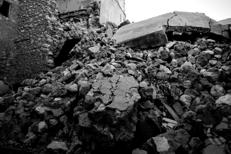 Ruins of Sinjar in July of 2019, following war with the Islamic State 33