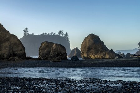 Coast pacific sea