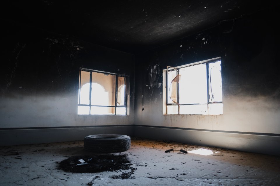 Ruins of homes and other buildings in April of 2019 in Shingal city center 35