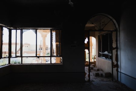 Ruins of homes and other buildings in April of 2019 in Shingal city center 30