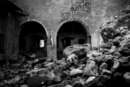 Ruins of Sinjar in July of 2019, following war with the Islamic State 44