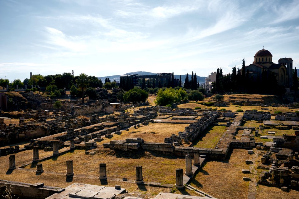 Ruins of the Pompeion at Kerameikos Cemetery on May 30, 2020