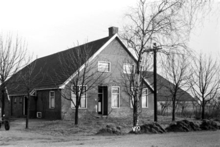 Ruilverkavelingen, huizen, bomen, Bestanddeelnr 170-1046