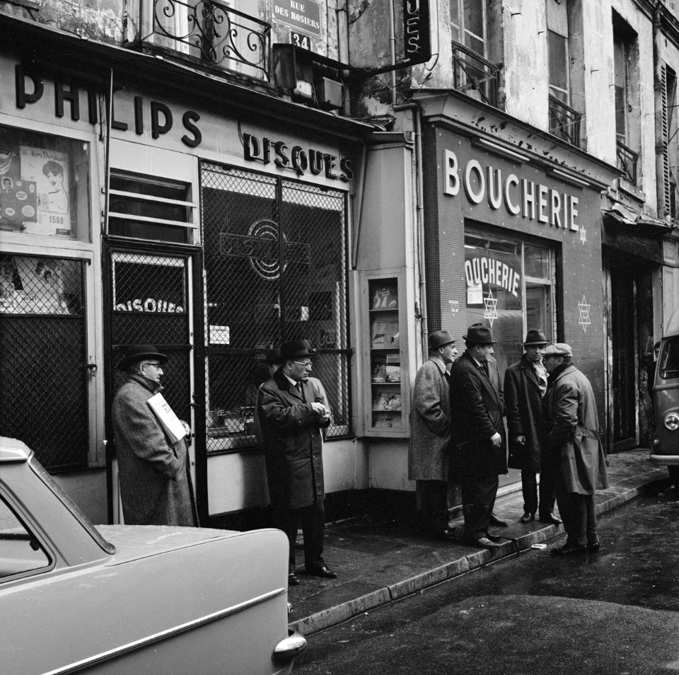 Rue des Rosiers, in het centrum van de Joodse wijk Le Marais, Bestanddeelnr 254-0552