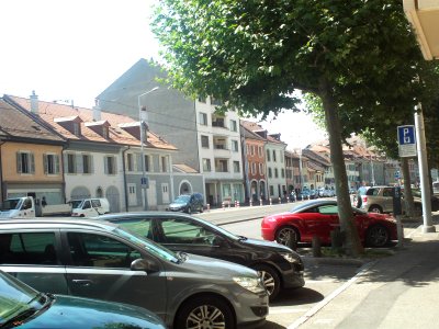 Rue de Geneve in Thonex