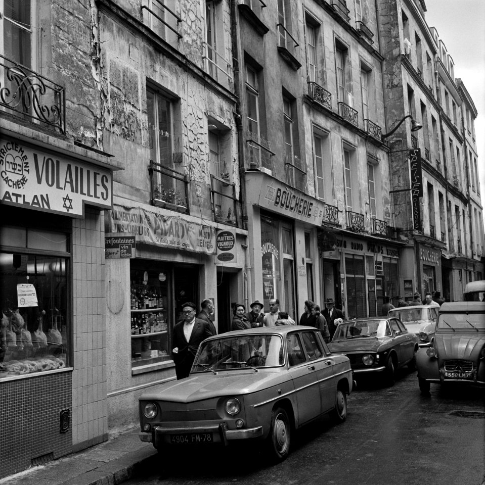 Rue des Rosiers, in het centrum van de Joodse wijk Le Marais, Bestanddeelnr 254-0551