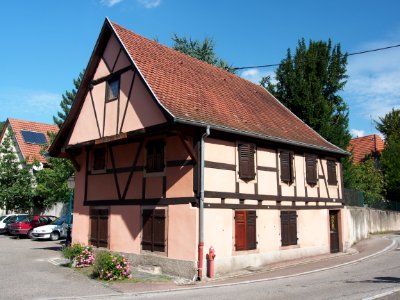 Rue du Temple, Sainte-Marie-aux-Mines, Alsace, foto 4