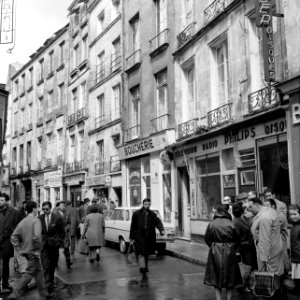 Rue des Rosiers, in het centrum van de Joodse wijk Le Marais, Bestanddeelnr 254-0548