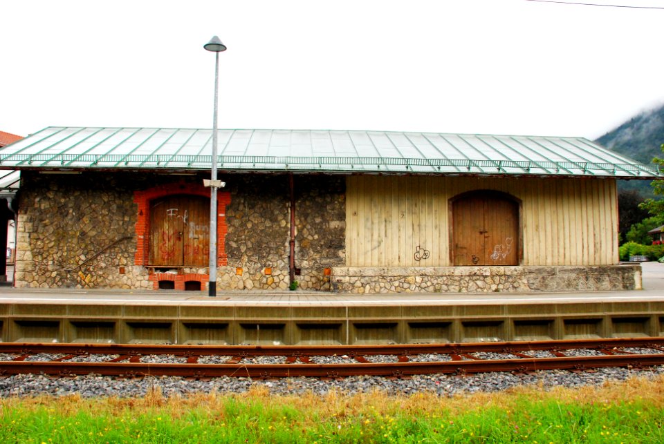 Ruhpolding Bahnhof Lagerschuppen