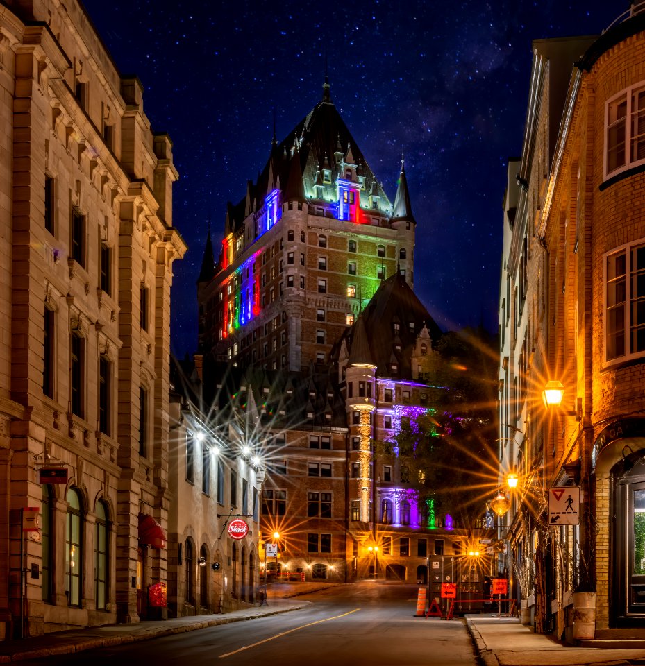 Rue Château Frontenac, Quebec Ville, Canada