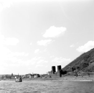 Ruïne van de spoorbrug bij Remagen, Bestanddeelnr 254-1069