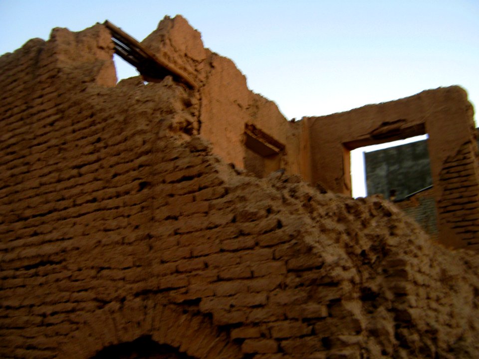 Ruins of an Old brick thatch house - North Qavvani ave - near Al-Reza Mosque - Nishapur 23