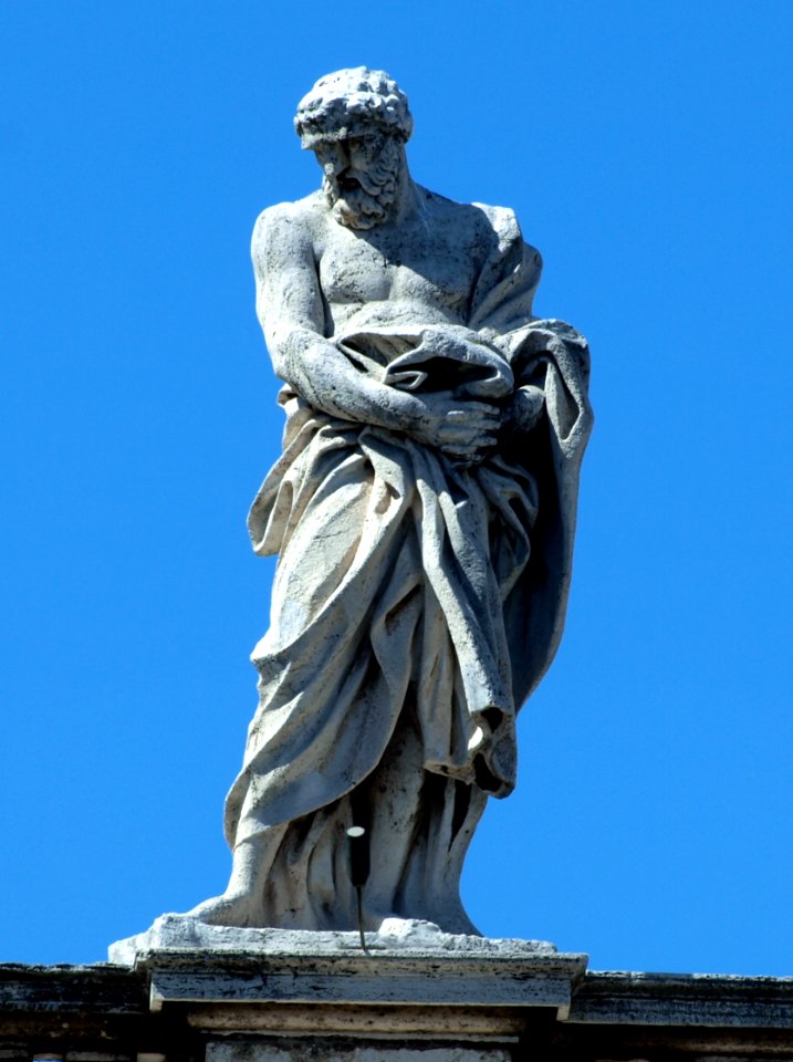 Saint Nilammon on colonnade photo