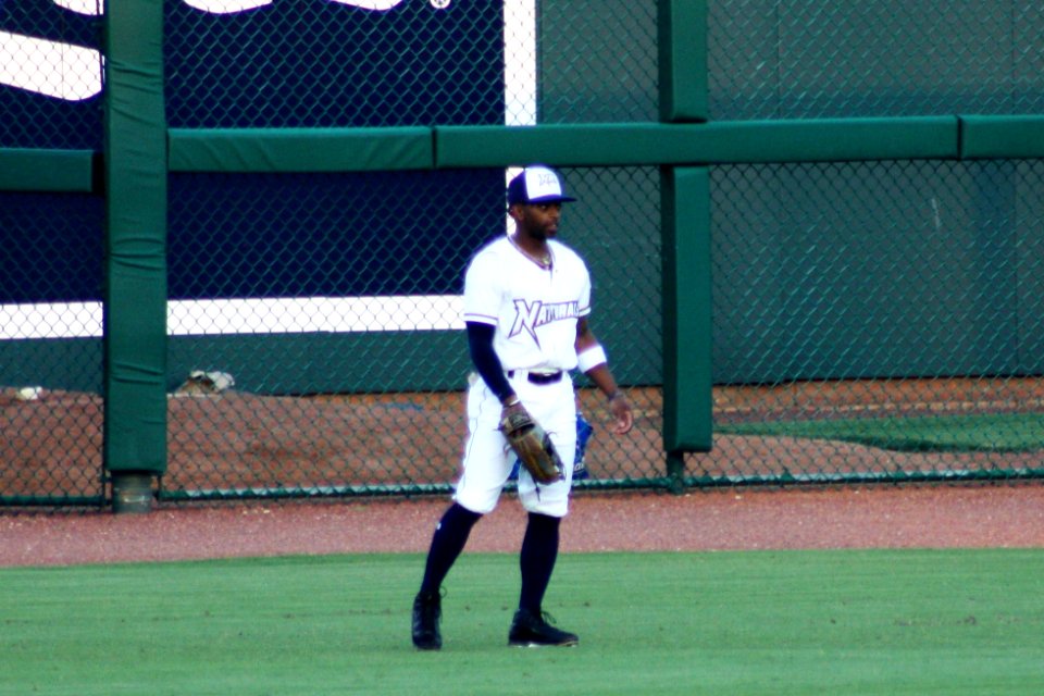 Rudy Martin plays right field for the NWA Naturals