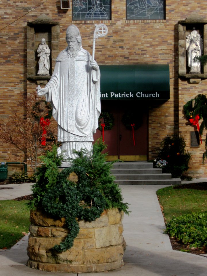 Saint Patrick Statue, Old Saint Patrick, Strip, Pittsburgh, 2019-12-30