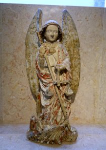 Saint Michael, from the Igreja de S. Salvador, by Joao Afonso, 15th century - Museu Nacional de Machado de Castro - Coimbra, Portugal -DSC09905