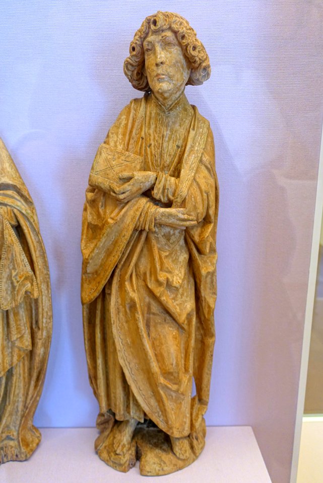 Saint John, from a crucifixion group by the circle of Tilman Riemenschneider, c. 1515-1520, linden wood - Mainfränkisches Museum - Würzburg, Germany - DSC04690