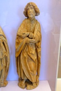 Saint John, from a crucifixion group by the circle of Tilman Riemenschneider, c. 1515-1520, linden wood - Mainfränkisches Museum - Würzburg, Germany - DSC04690