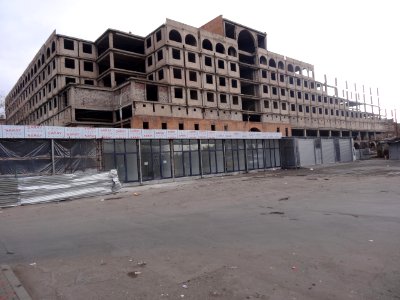 Ruine house nearby Yerevan Railway Station