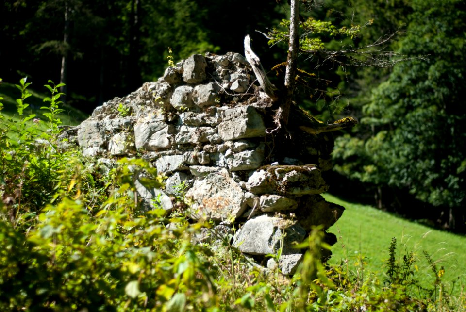 Ruinenrest Sankt Magdalena im Halltal