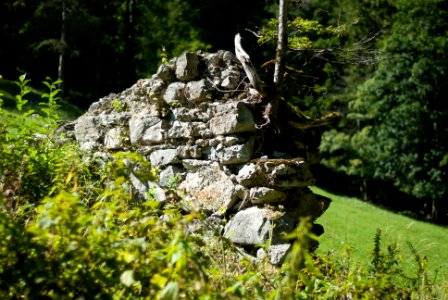 Ruinenrest Sankt Magdalena im Halltal
