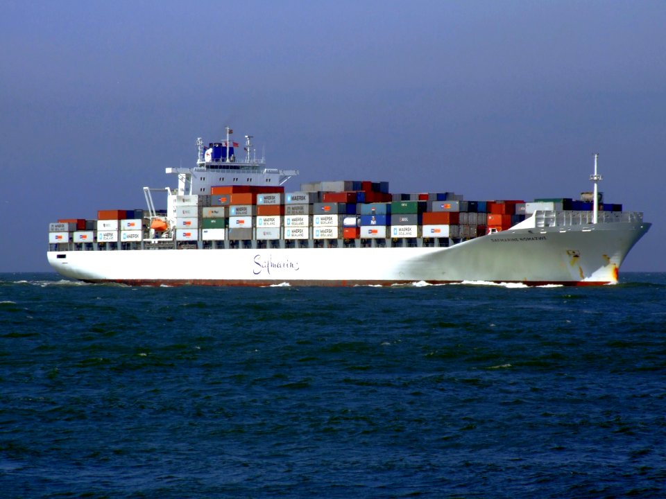 Safmarine Nomazwe p02 approaching Port of Rotterdam, Holland 19-Apr-2007