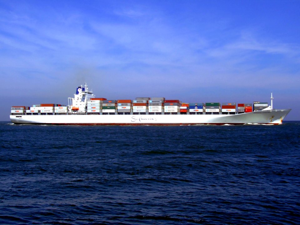 Safmarine Nomazwe p11 approaching Port of Rotterdam, Holland 19-Apr-2007