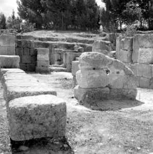 Ruines van een synagoge, Bestanddeelnr 255-2608
